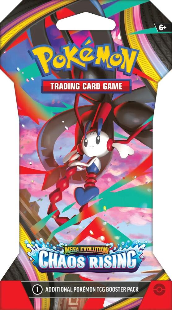 Pokemon Mega Evolution Chaos Rising Sleeved Booster Pack