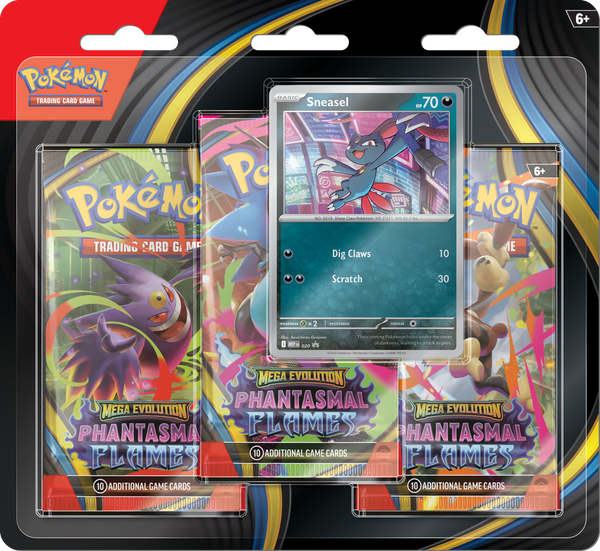 Phantasmal Flames 3-Pack Blister Sneasel / Weavile