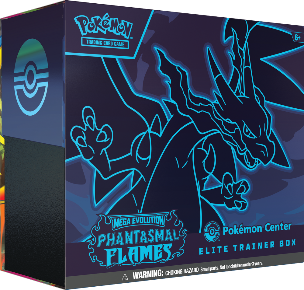 Phantasmal Flames Pokemon Center Elite Trainer Box Mega Charizard X