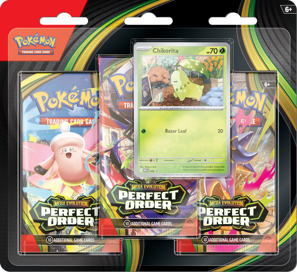 Perfect Order 3-Pack Blister (Chikorita)