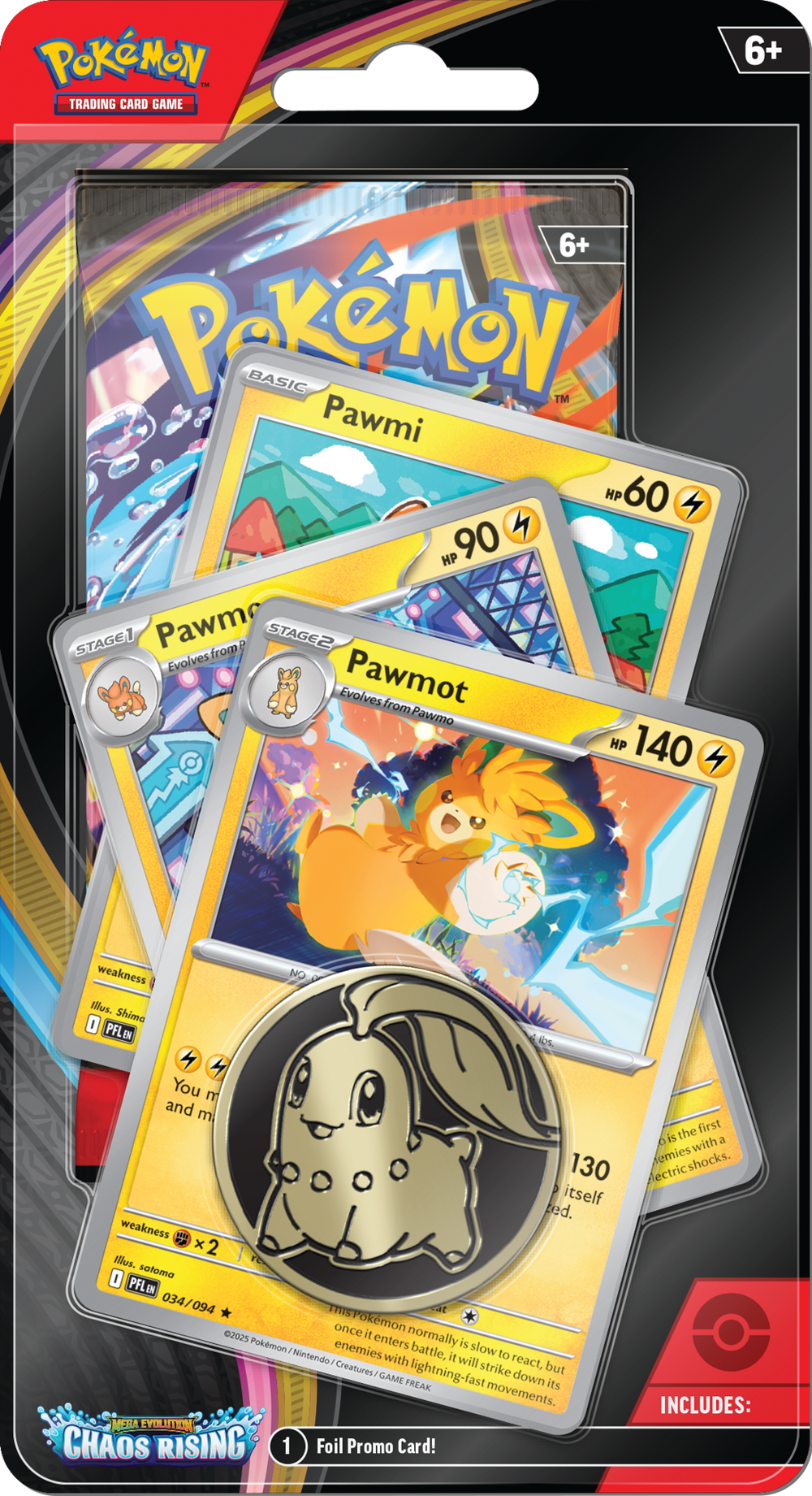 Chaos Rising Premium Checklane Blister (Pawmot & Flygon)